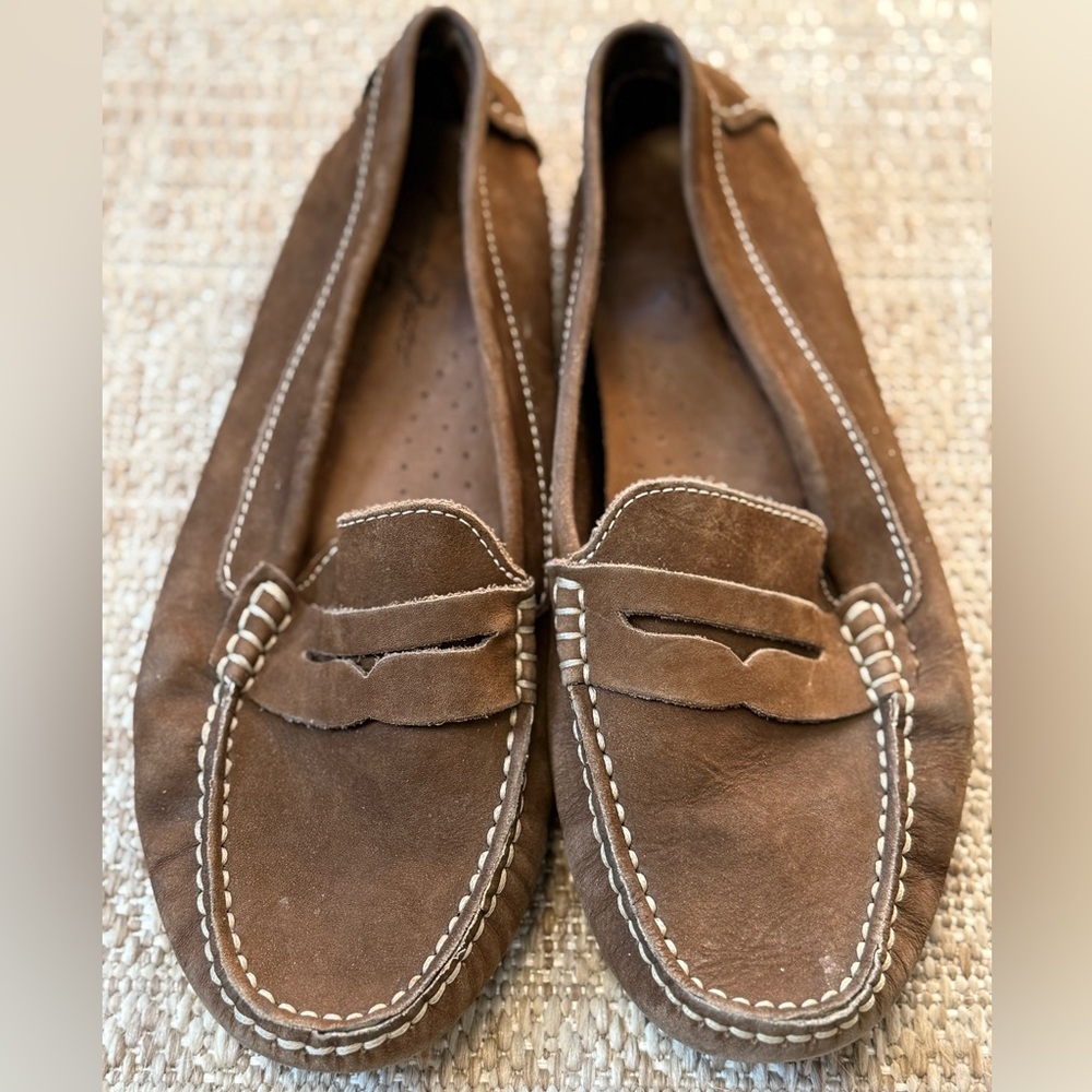Massimo Matteo Italian Design Made in Brazil  Suede Loafers Cottage Preppy Comfy